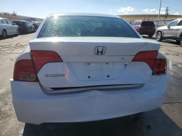 1HGFA15836L117351 - 2006 HONDA CIVIC EX WHITE photo 6