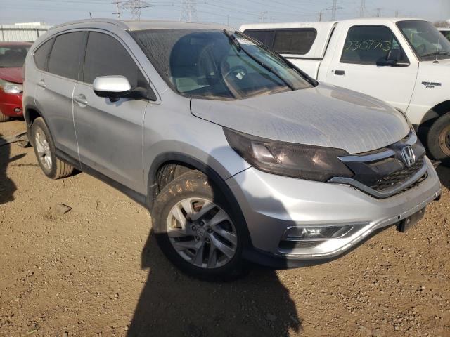 2HKRM4H71FH659995 - 2015 HONDA CR-V EXL SILVER photo 4