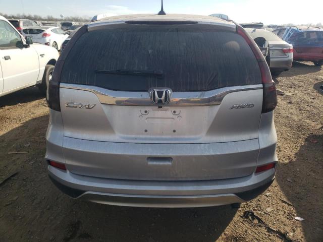 2HKRM4H71FH659995 - 2015 HONDA CR-V EXL SILVER photo 6