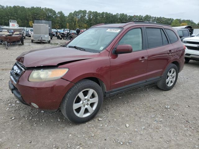 5NMSH13E37H024849 - 2007 HYUNDAI SANTA FE SE MAROON photo 1