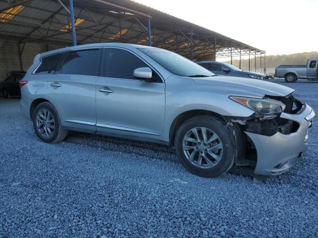 5N1AL0MM6DC323395 - 2013 INFINITI JX35 SILVER photo 4