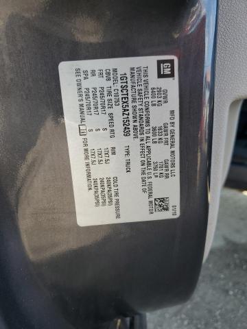 1GTSCTEX5AZ152439 - 2010 GMC SIERRA C1500 GRAY photo 12