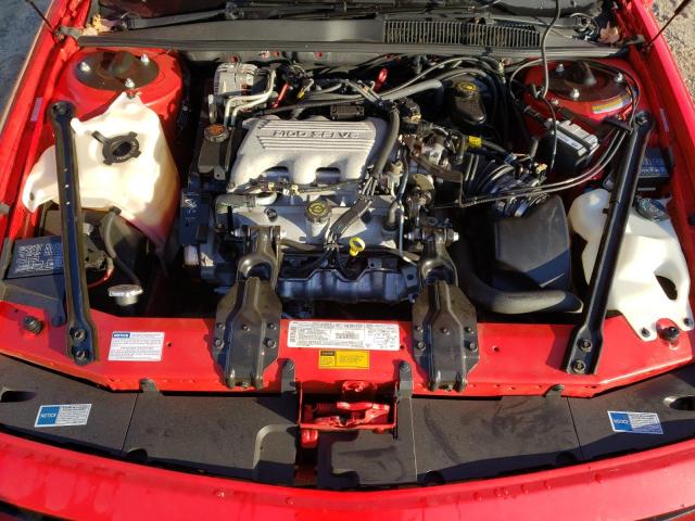 1G2WJ12M3TF273016 - 1996 PONTIAC GRAND PRIX SE RED photo 11