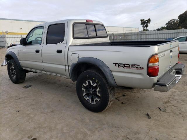 5TEGM92N22Z017675 - 2002 TOYOTA TACOMA DOUBLE CAB PRERUNNER SILVER photo 2