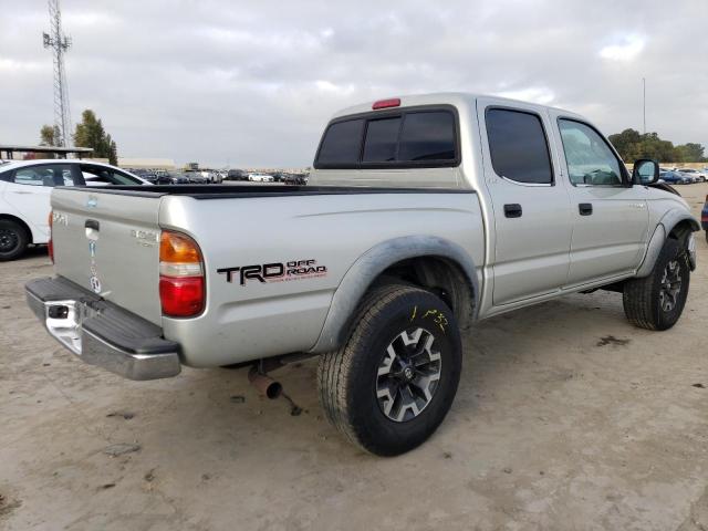 5TEGM92N22Z017675 - 2002 TOYOTA TACOMA DOUBLE CAB PRERUNNER SILVER photo 3