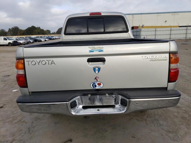 5TEGM92N22Z017675 - 2002 TOYOTA TACOMA DOUBLE CAB PRERUNNER SILVER photo 6