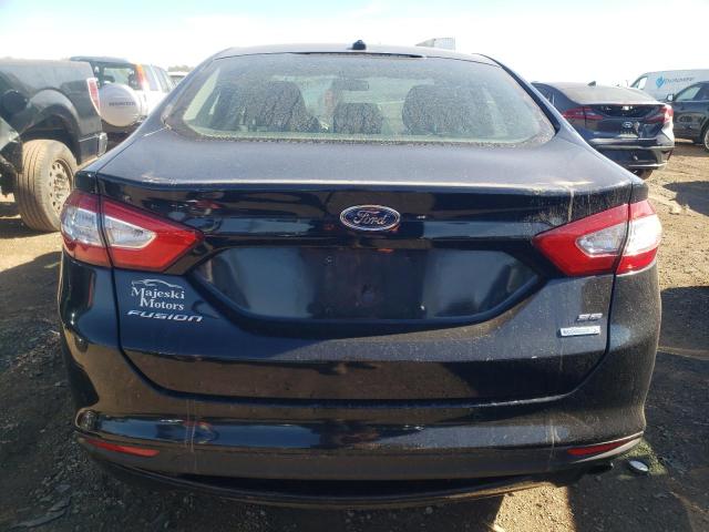 3FA6P0HD4ER389901 - 2014 FORD FUSION SE BLACK photo 6