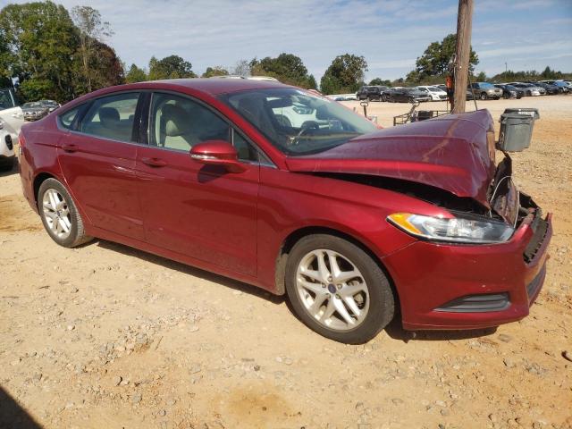 3FA6P0H76FR214903 - 2015 FORD FUSION SE RED photo 4