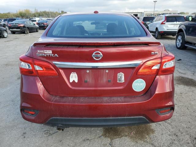 3N1AB7AP4HY399731 - 2017 NISSAN SENTRA S RED photo 6