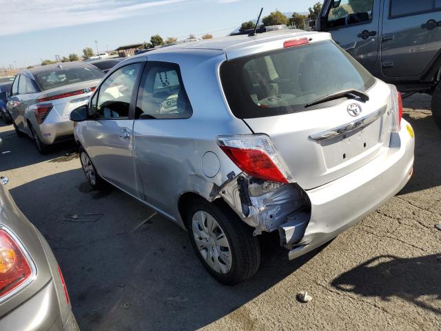 JTDJTUD36ED577073 - 2014 TOYOTA YARIS SILVER photo 2