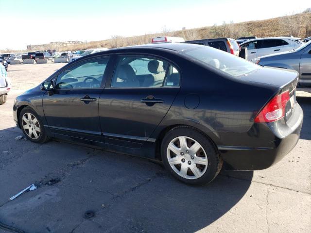 1HGFA16557L019833 - 2007 HONDA CIVIC LX BLACK photo 2