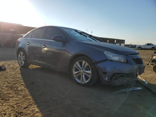 1G1PG5SB3D7223161 - 2013 CHEVROLET CRUZE LTZ GRAY photo 4