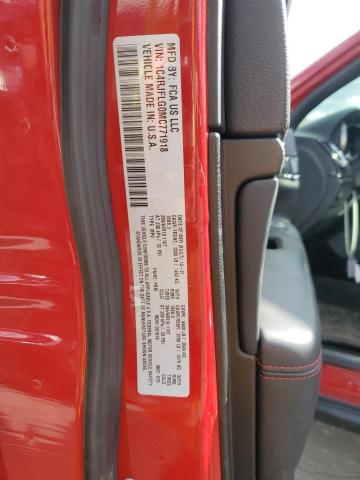 1C4RJFLG0MC771918 - 2021 JEEP GRAND CHER TRAILHAWK 红色 照片 13