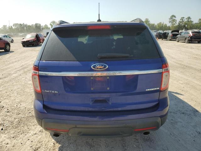 1FM5K7F83FGA56287 - 2015 FORD EXPLORER LIMITED BLUE photo 6