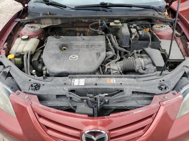 JM1BK123261541375 - 2006 MAZDA 3 S BURGUNDY photo 11