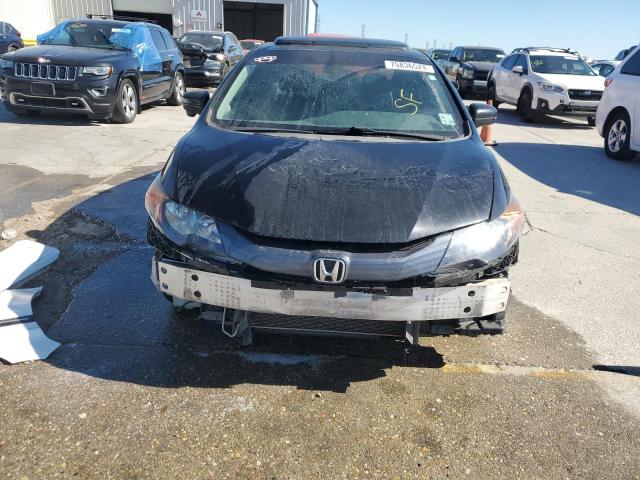 2HGFG3B05EH523409 - 2014 HONDA CIVIC EXL BLACK photo 5