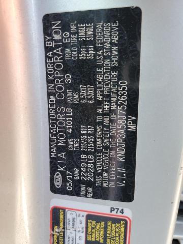 KNDJP3A58J7526350 - 2018 KIA SOUL + SILVER photo 13