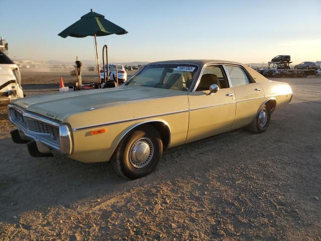 WH41G3G185882 - 1973 DODGE UK YELLOW photo 1