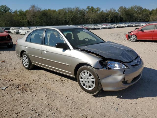 JHMES16515S002892 - 2005 HONDA CIVIC LX BEIGE photo 4