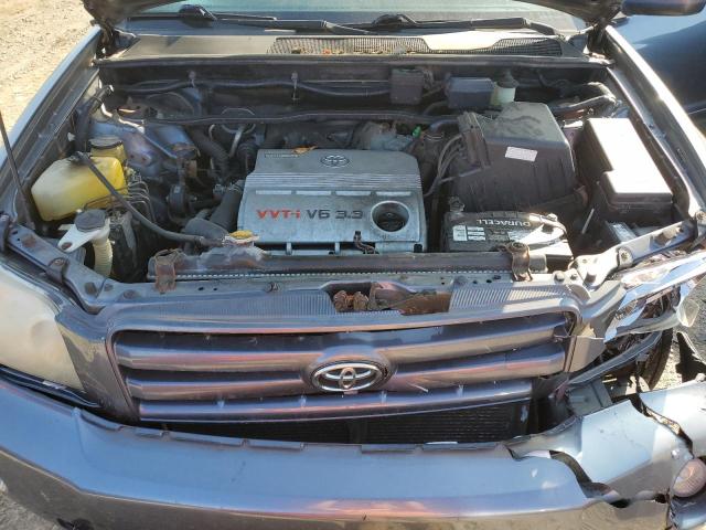 JTEEP21AX50100033 - 2005 TOYOTA HIGHLANDER LIMITED BLUE photo 11