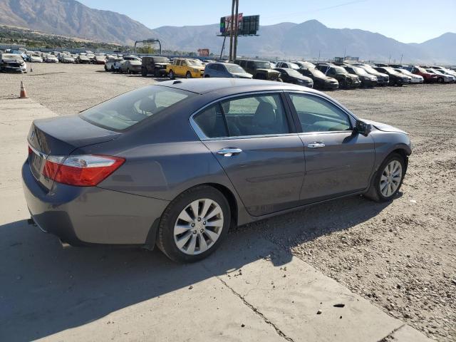 1HGCR3F81DA023287 - 2013 HONDA ACCORD EXL GRAY photo 3