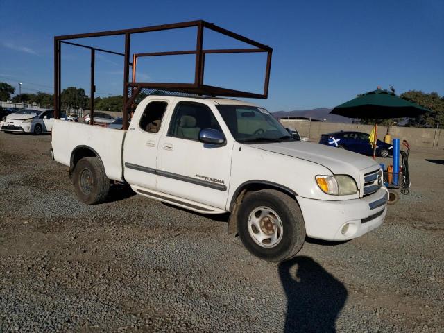 5TBRN34183S416465 - 2003 TOYOTA TUNDRA ACCESS CAB SR5 WHITE photo 4