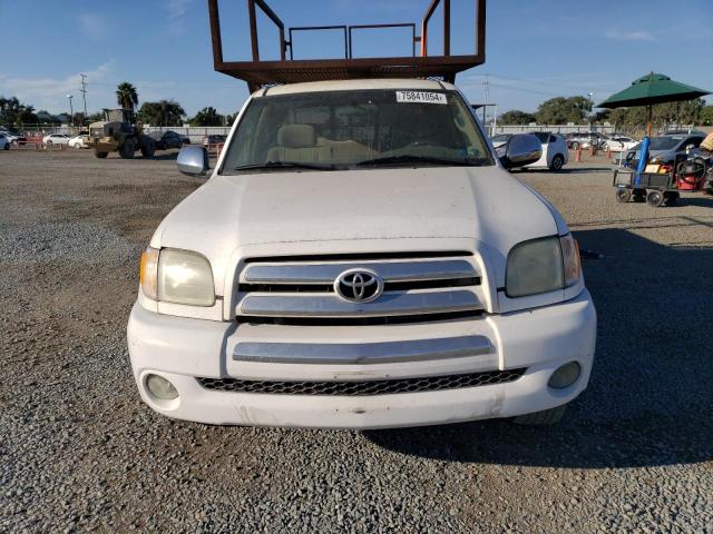 5TBRN34183S416465 - 2003 TOYOTA TUNDRA ACCESS CAB SR5 WHITE photo 5