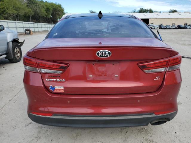 5XXGT4L37JG233635 - 2018 KIA OPTIMA LX RED photo 6