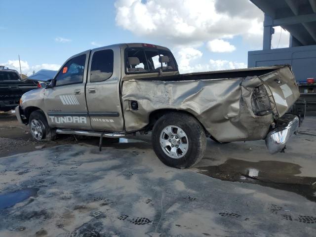 5TBRU34105S446467 - 2005 TOYOTA TUNDRA ACCESS CAB SR5 CREAM photo 2