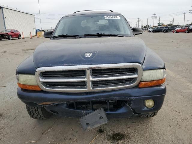 1D4HS48N93F512784 - 2003 DODGE DURANGO SLT BLUE photo 5