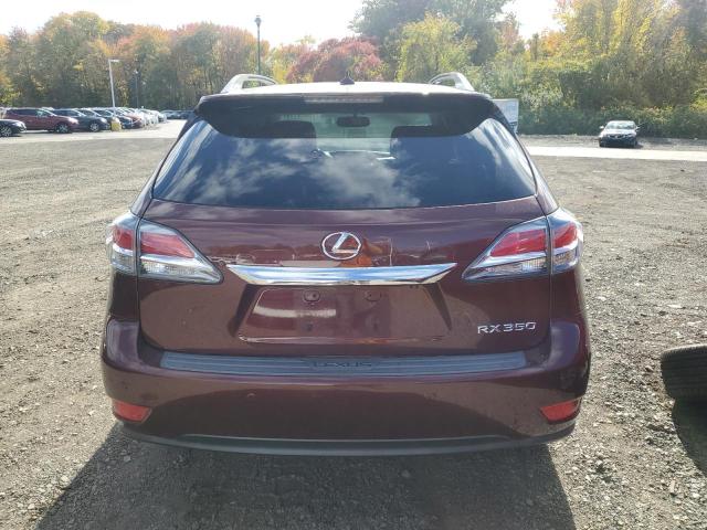 2T2BK1BA9DC202714 - 2013 LEXUS RX 350 BASE BURGUNDY photo 6