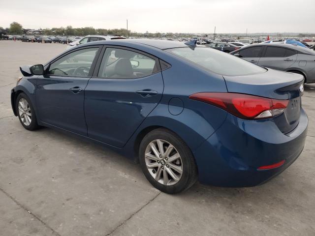 KMHDH4AE4FU303887 - 2015 HYUNDAI ELANTRA SE BLUE photo 2