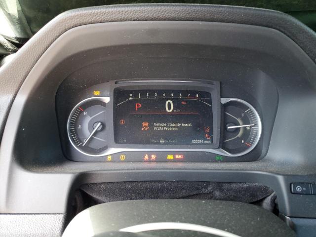 5FNYF8H53NB025547 - 2022 HONDA PASSPORT EXL SILVER photo 9