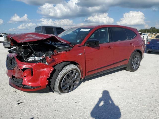 5J8YE1H0XPL027649 - 2023 ACURA MDX A-SPEC RED photo 1