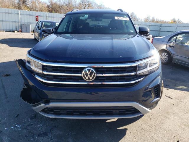 1V2JR2CA6NC555078 - 2022 VOLKSWAGEN ATLAS SE BLUE photo 5