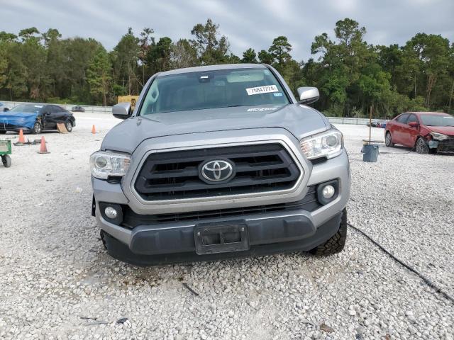 5TFAZ5CN3MX114327 - 2021 TOYOTA TACOMA DOUBLE CAB SILVER photo 5