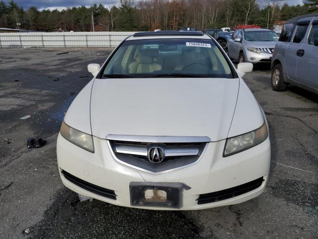 19UUA66295A001449 - 2005 ACURA TL WHITE photo 5