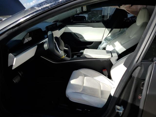 5YJSA1E64NF460943 - 2022 TESLA MODEL S Սև լուսանկար 7