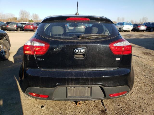 KNADM5A32E6926994 - 2014 KIA RIO LX BLACK photo 6