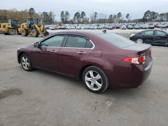 JH4CU2F6XAC008002 - 2010 ACURA TSX BURGUNDY photo 2