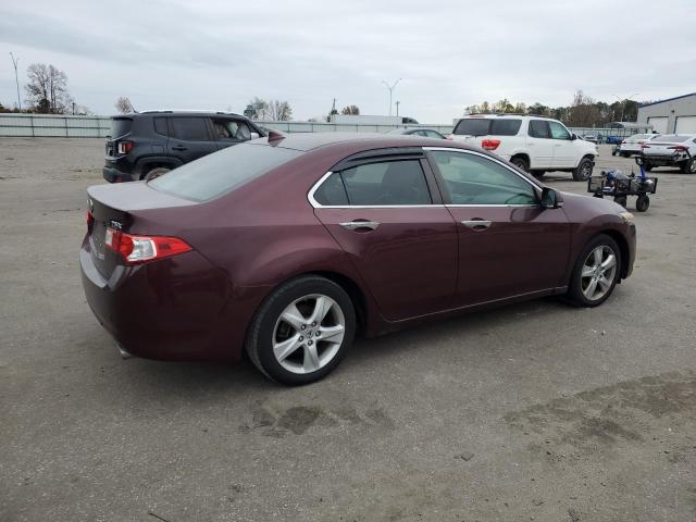 JH4CU2F6XAC008002 - 2010 ACURA TSX BURGUNDY photo 3