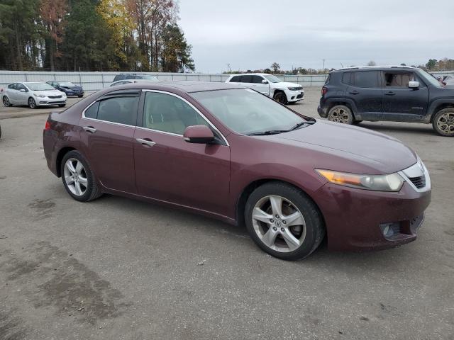 JH4CU2F6XAC008002 - 2010 ACURA TSX BURGUNDY photo 4