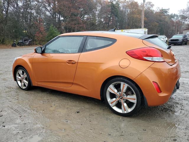 KMHTC6AD5GU295930 - 2016 HYUNDAI VELOSTER ORANGE photo 2