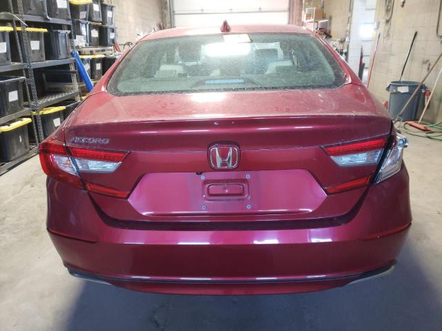 1HGCV1F1XKA056319 - 2019 HONDA ACCORD LX RED photo 6