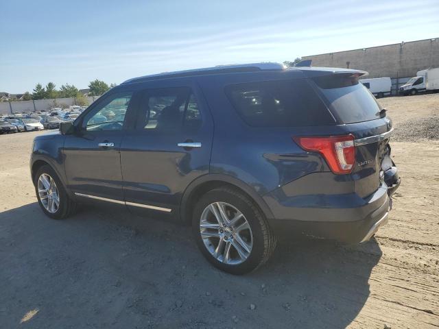 1FM5K8FH0GGB92514 - 2016 FORD EXPLORER LIMITED BLUE photo 2