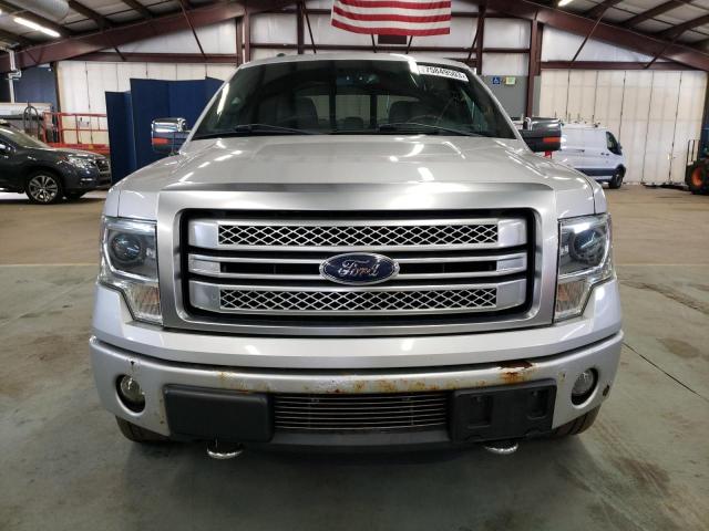 1FTFW1ET2DFA49513 - 2013 FORD F 150 SUPERCREW SILVER photo 5