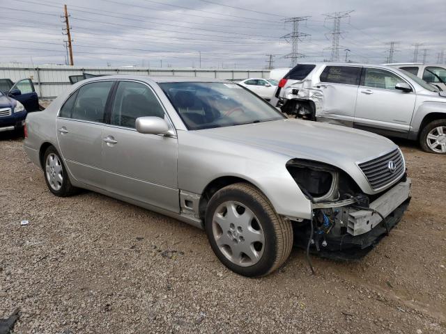 JTHBN30F330092529 - 2003 LEXUS LS 430 SILVER photo 4