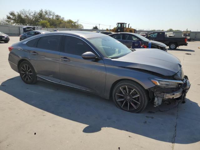 1HGCV1F53MA089300 - 2021 HONDA ACCORD EXL GRAY photo 4