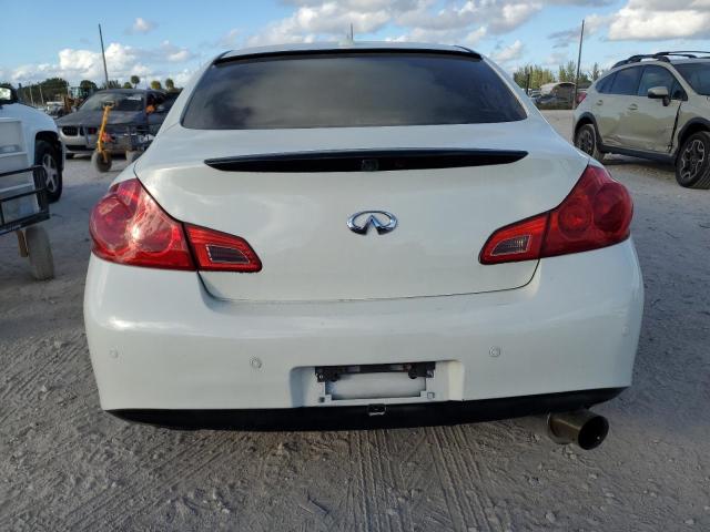 JN1CV6AR5DM753670 - 2013 INFINITI G37 WHITE photo 6