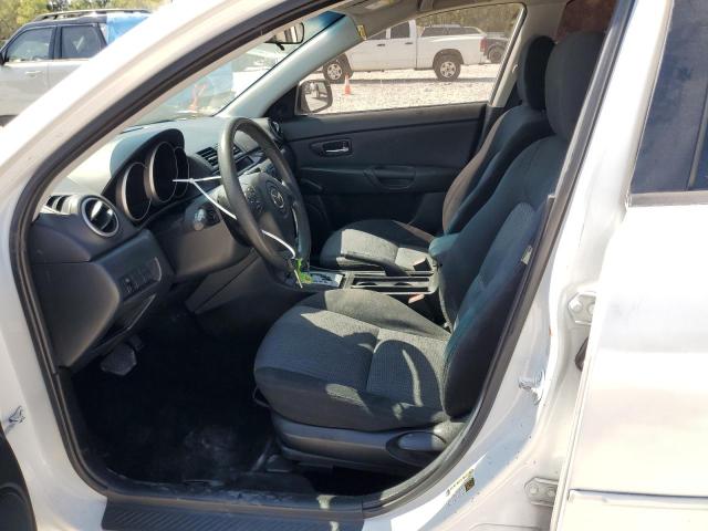 JM1BK32F081130615 - 2008 MAZDA 3 I WHITE photo 7